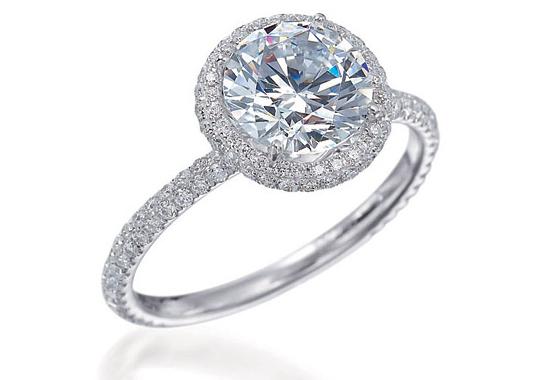 Expensive Diamond Engagement Ring Photo shoot