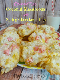 Quick and Easy Coconut Macaroons for Spring | The Cookie Puzzle