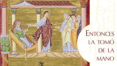 Evangelio según san Mateo 8, 5-17: Entonces la tomó de la mano y desapareció la fiebre
