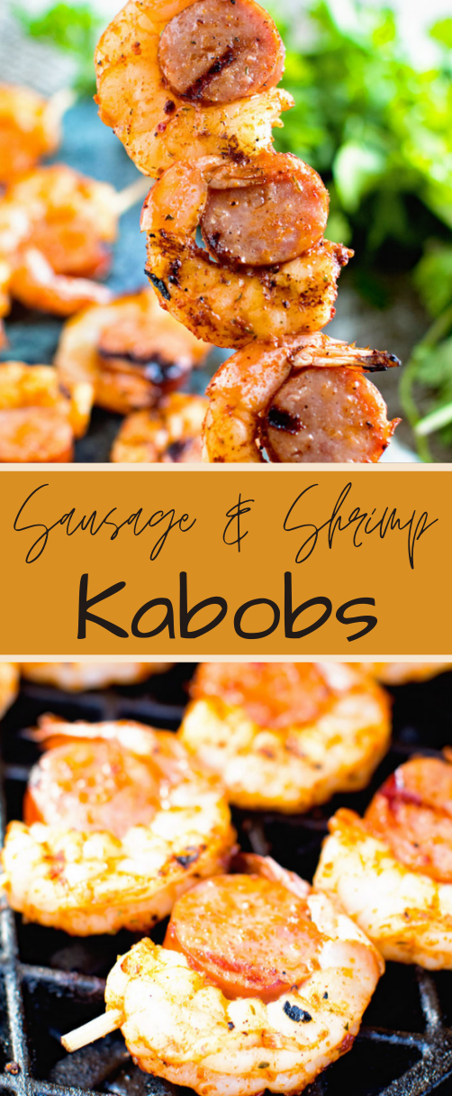 SAUSAGE & GRILLED SHRIMP KABOBS #diet #recipes #whole30 #paleo #keto