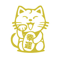 Maneki-neko-colores-dorado