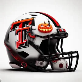 Texas Tech Red Raiders Halloween Concept Helmets