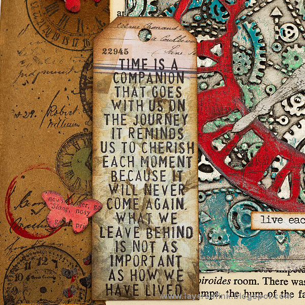 Layers of ink - Grungy Time Tutorial Journal Page by Anna-Karin Evaldsson