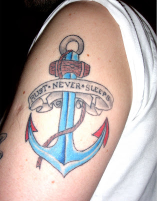 I'm a little bit obsessed with old nautical tattoos at the moment.