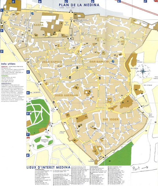 Plan de la Médina de Tanger