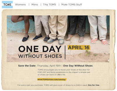 Toms Shoes Houston on Toms One Day Without Shoes