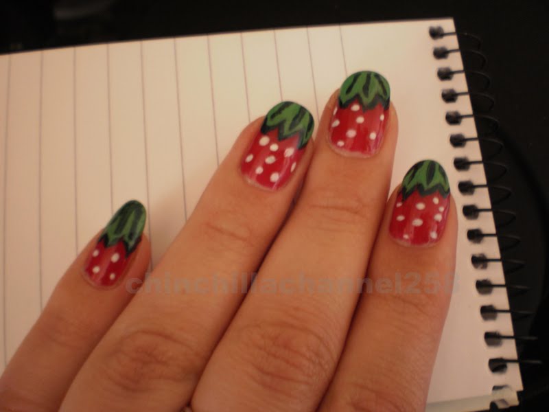 Strawberry Nail design