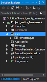 Menambah folder visual studio