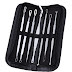 Stainless Steel 7 Pcs/ set Acne Blemish Remover Cleaner Needle Pimple Spot Extractor Makeup Facial Face Cleaning Tools