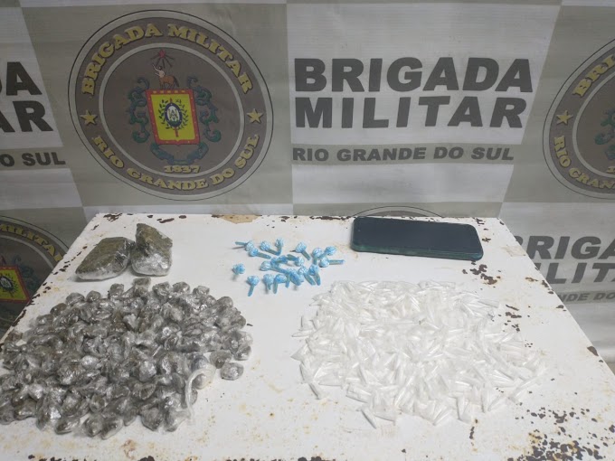 CACHOEIRINHA | Homem com quase 500 porções de drogas é preso durante Operação Esforço Integrado da BM