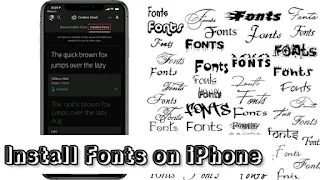 How to install custom fonts on iPhone