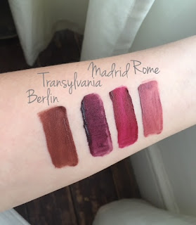 NYX SOFT MATTE LIP CREAM BERLIN Transylvania rome madrid