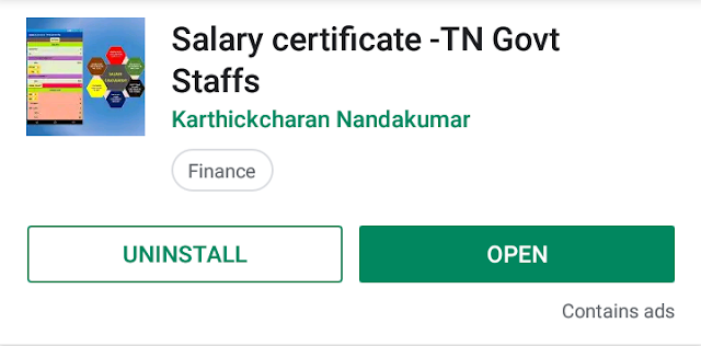 SALARY CERTIFICATE IN FEW SECONDS | ANDROID APP FOR GOVT STAFF