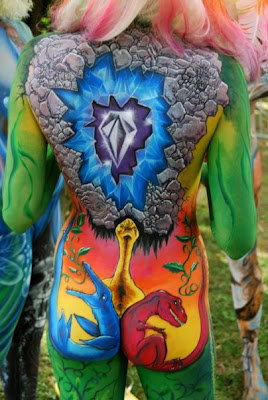 Best Art Body Painting of Back