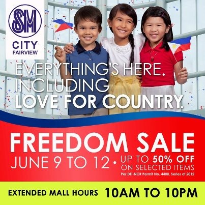 SM Fairview Freedom Sale