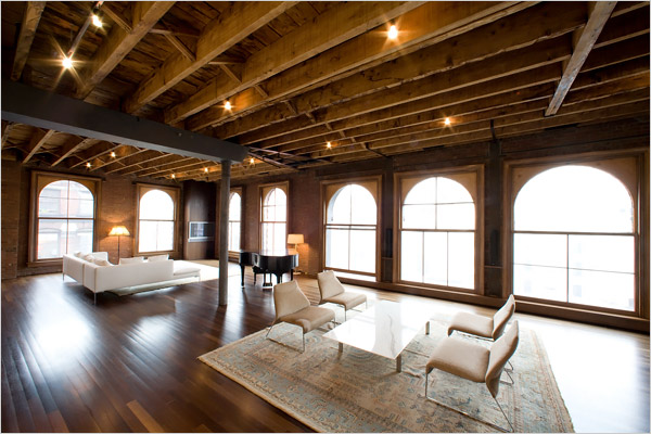 rent london New York Open Loft Ceiling Design | 600 x 400