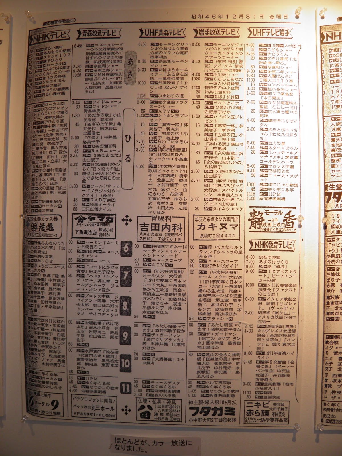 まわり道にも風は吹く マーブル倉庫のブログ まわり道 南郷の資料館で その４ 八戸市 南郷にて