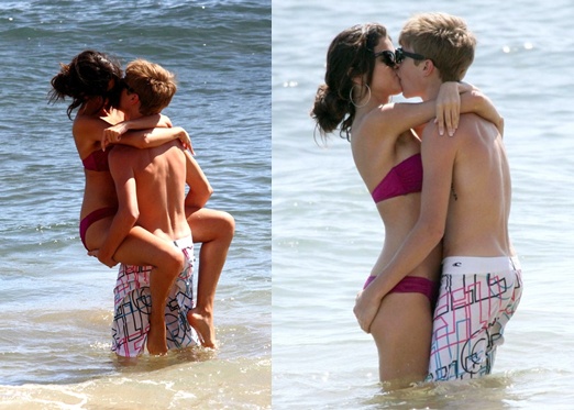 justin bieber selena gomez maui makeout. justin bieber selena gomez maui. tattoo Justin Bieber And Selena Gomez