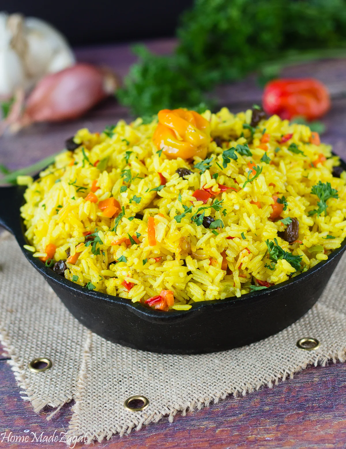 Delicious Saffron Turmeric Rice