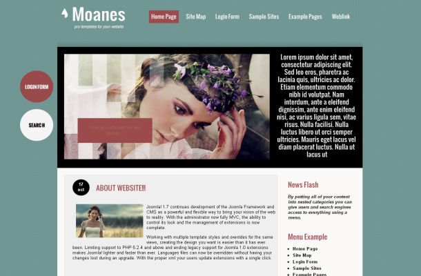 Free Joomla 25 Green Wedding Business Grunge Web 20 Theme Template