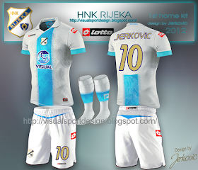 HNK Rijeka football kit shirt jerkovic design