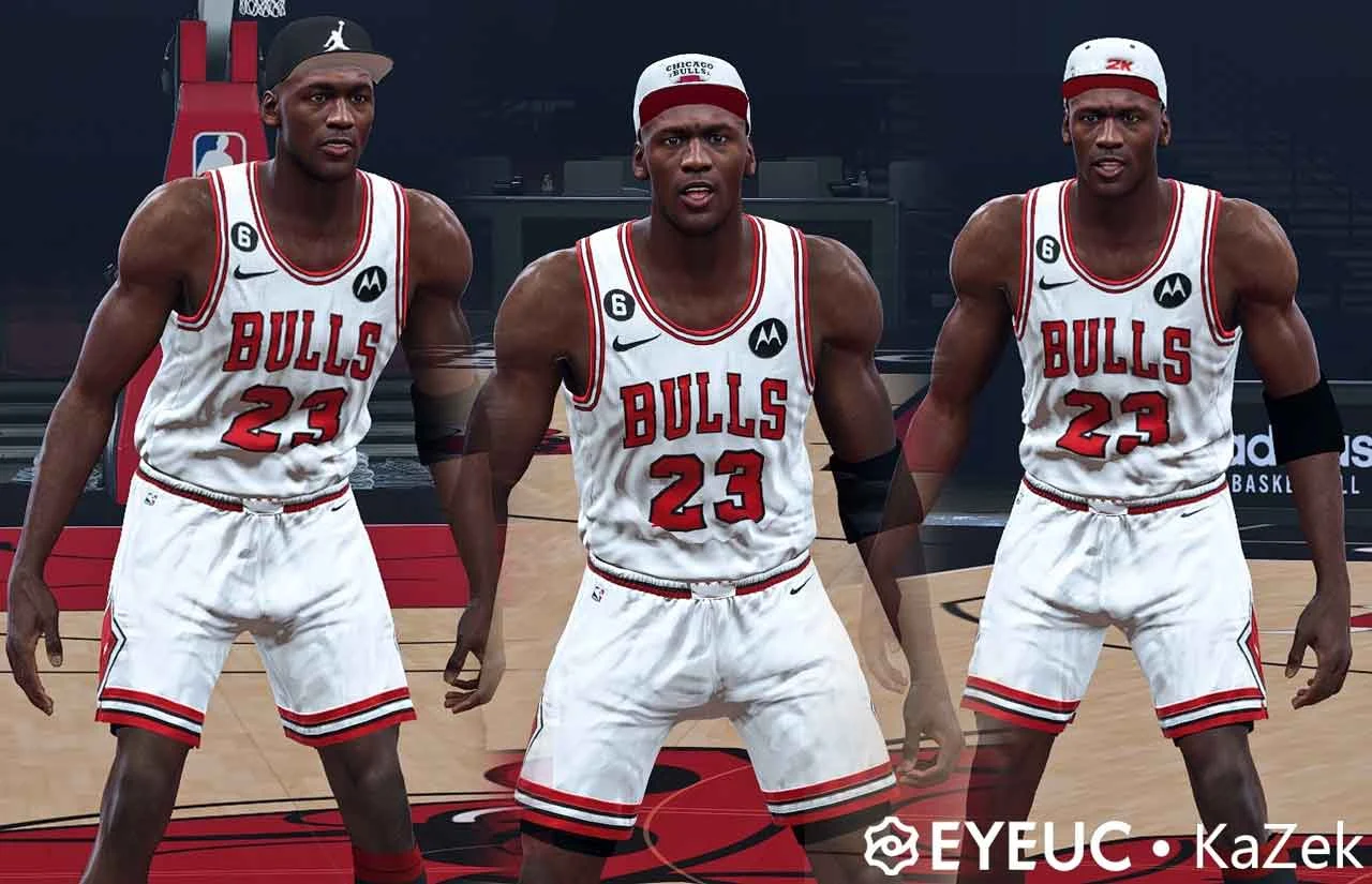 NBA 2K23 Michael Jordan Cyberface