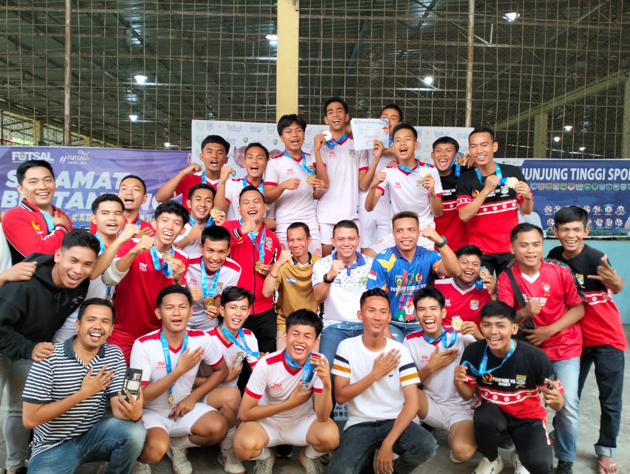 Cabor Futsal Muratara Raih Medali Emas Porprov XIV Sumsel 2023