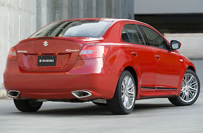 2011 Suzuki Kizashi Sport Rear Angle View