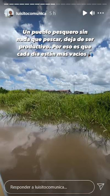 Luisito Comunica mostró los olvidados y miserables pueblos pesqueros de Maracaibo