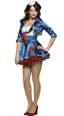 Womens Sultry Sailor Costume