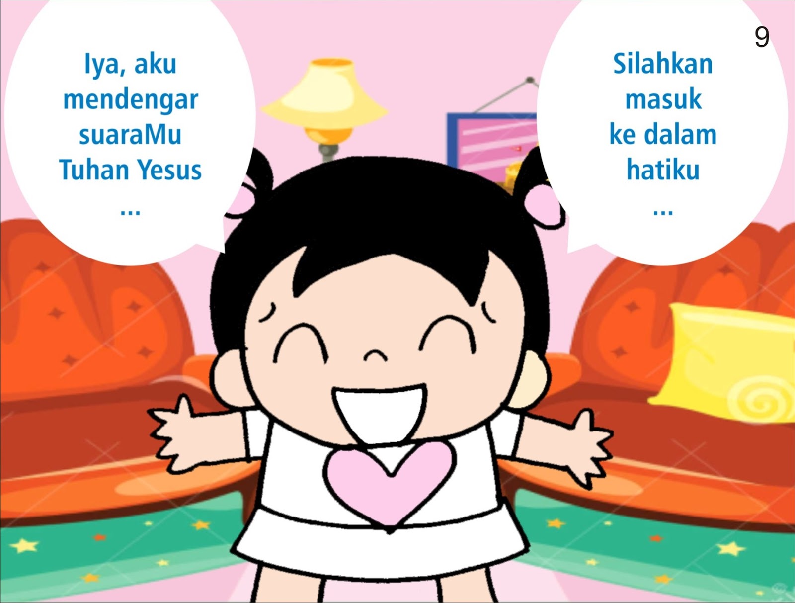 Komik Alkitab Anak: Tuhan Yesus Dihatiku