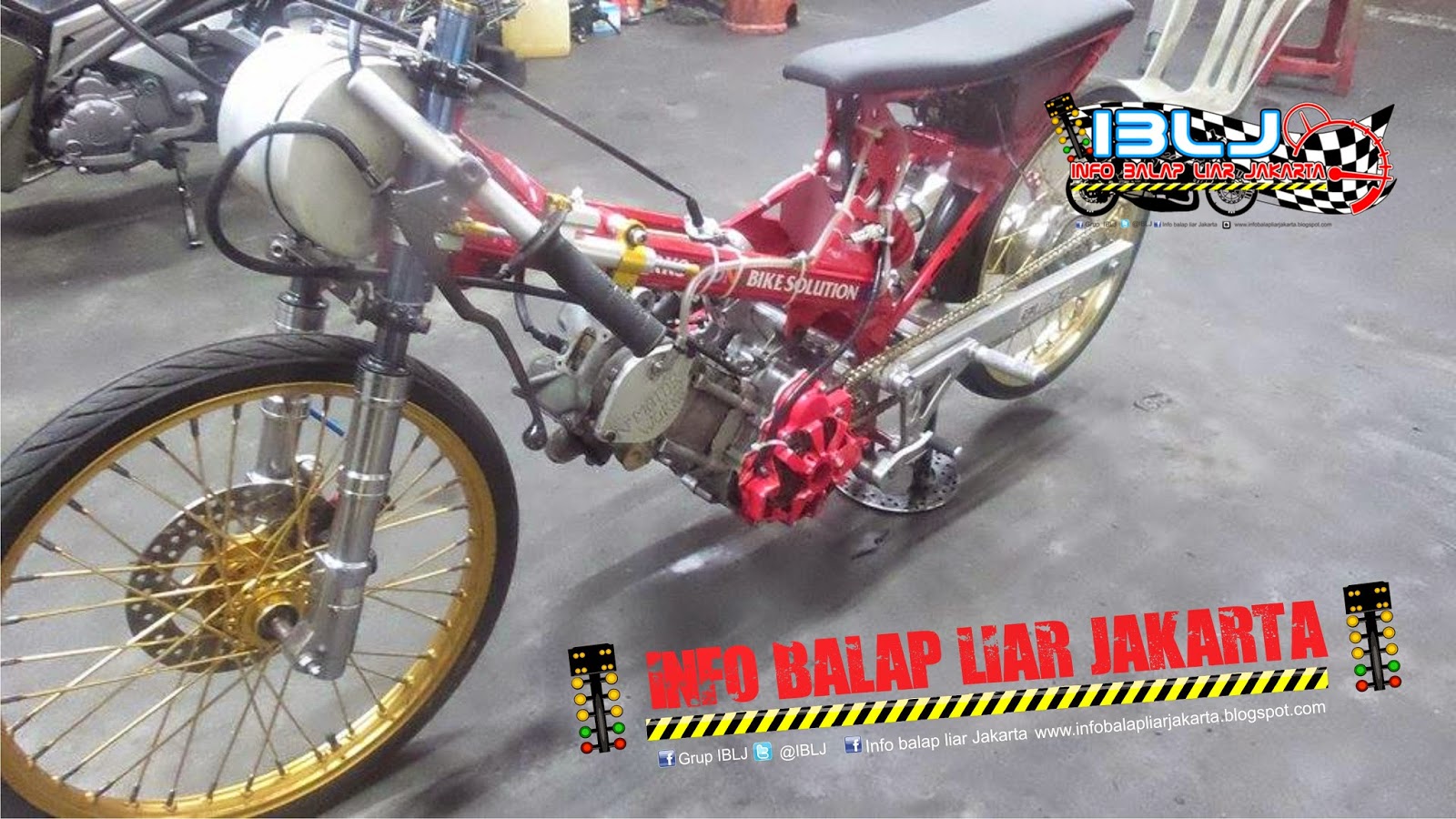 Gambar Modifikasi Motor Drag Malaysia Pangeran Modifikasi