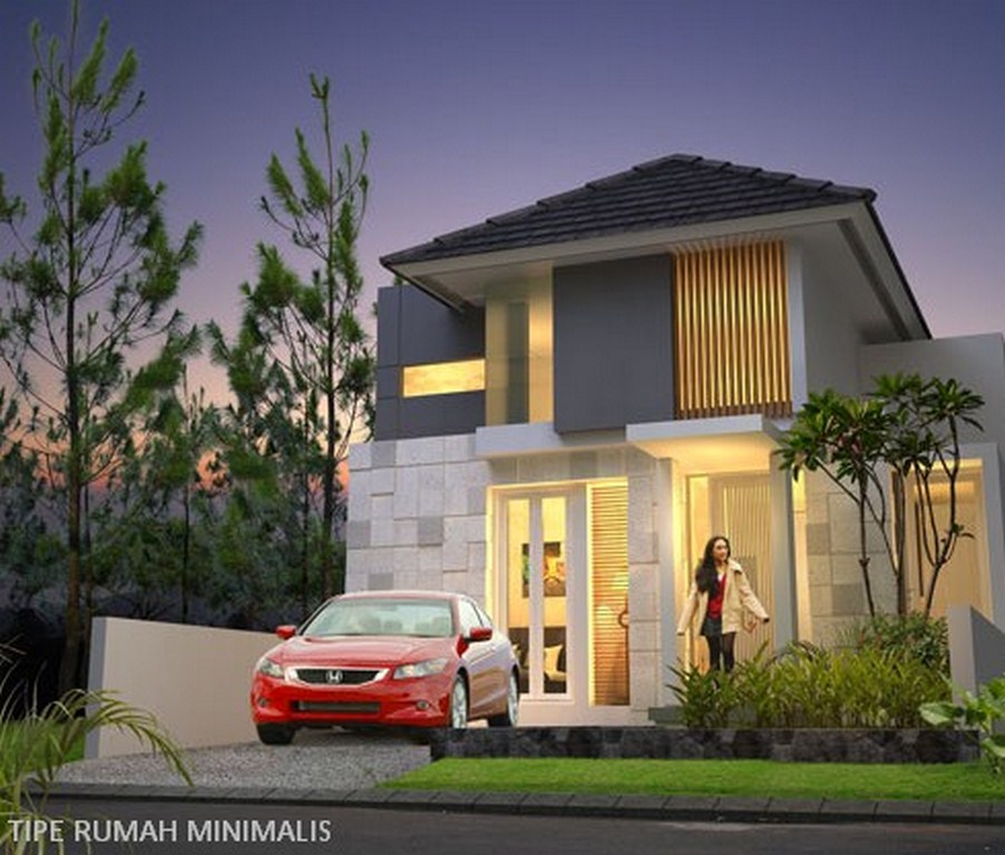 home design interior singapore Rumah  2  Lantai  Atap  Beton  