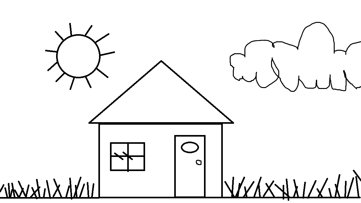 home pictures for colouring