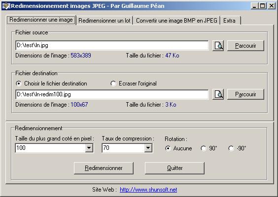 Redimensionnez et convertissez vos images avec Redim