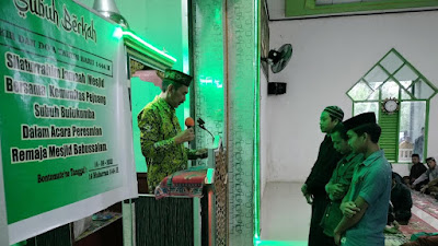 Disaksikan Pejuang Subuh Bulukumba, Pengurus Remaja Masjid Babussalam Bontomate'ne Dilantik
