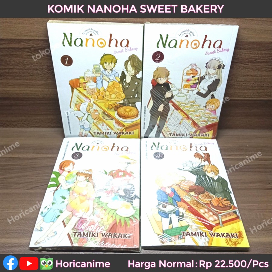 Jual Komik Nanoha Sweet Bakery Set Vol 01 02 03 04 Mix Segel dan Kolpri by Tamiki Wakaki Via (Tokopedia &  Shopee)