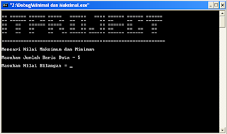 koding123 : Tutorial Cara Membuat Program nilai Minimal dan Maksimal sederhana Algoritma bahasa pemrogramanC atau C++ 