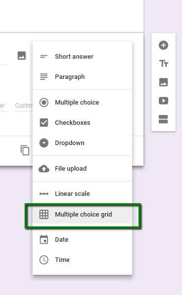 Google forms multiple answers