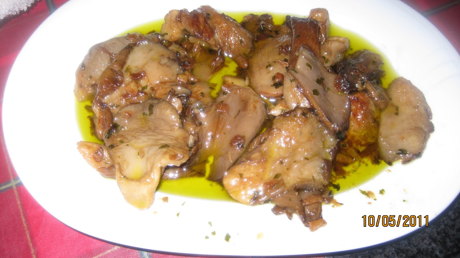 Recetas de cocina casera: RECETA SETAS DE CARDO