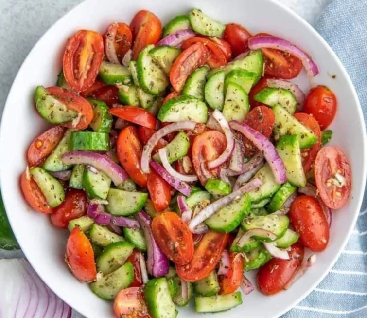 CUCUMBER AND TOMATO SALAD