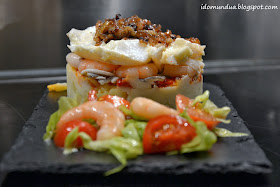 Ensalada templada de bacalao