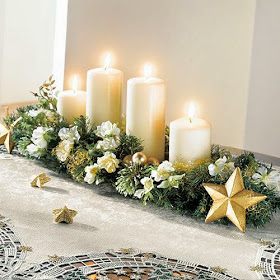 Decorar con velas en navidad