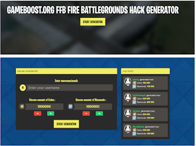 Gameboost Org FFB Free Fire Battlegrounds Hack Diamond 2019