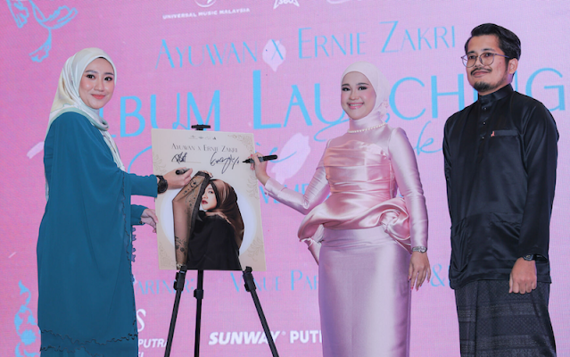 ERNIE ZAKRI DILANTIK DUTA  'AYUWAN', PERKENAL TUDUNG FOTOKROMIK PERTAMA  'GEMALA'!