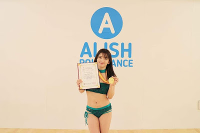 2021 Busan International Poledance Championship International Exotic Professional Winner  韓国 釜山 優勝 おめでとう かわいい ポールダンス フィットネス女子 フィットネスコーデ