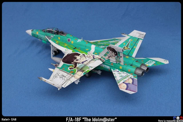 Maquette du F/A-18F "The Idomaster"  au 1/48.