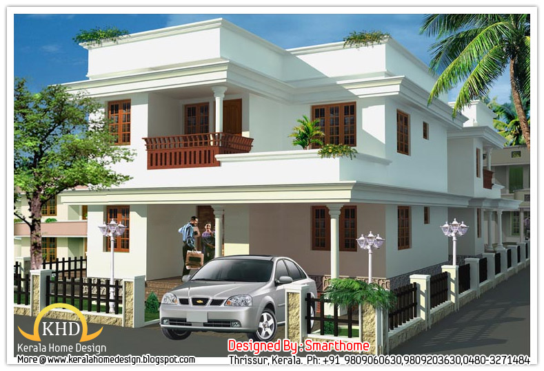 House plan and elevation - 1700 Sq. Ft. | Architecture house plans