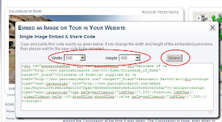 embed single 360 panorama step 3