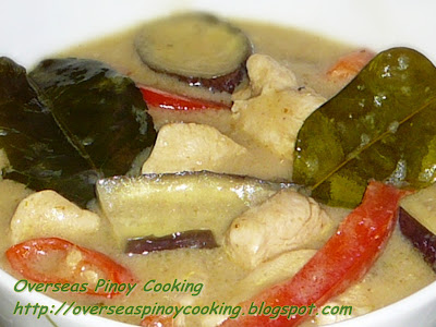 Thai Green Chicken Curry, Pinoy Style